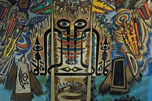 Sadequain exhibition at Gallery 21